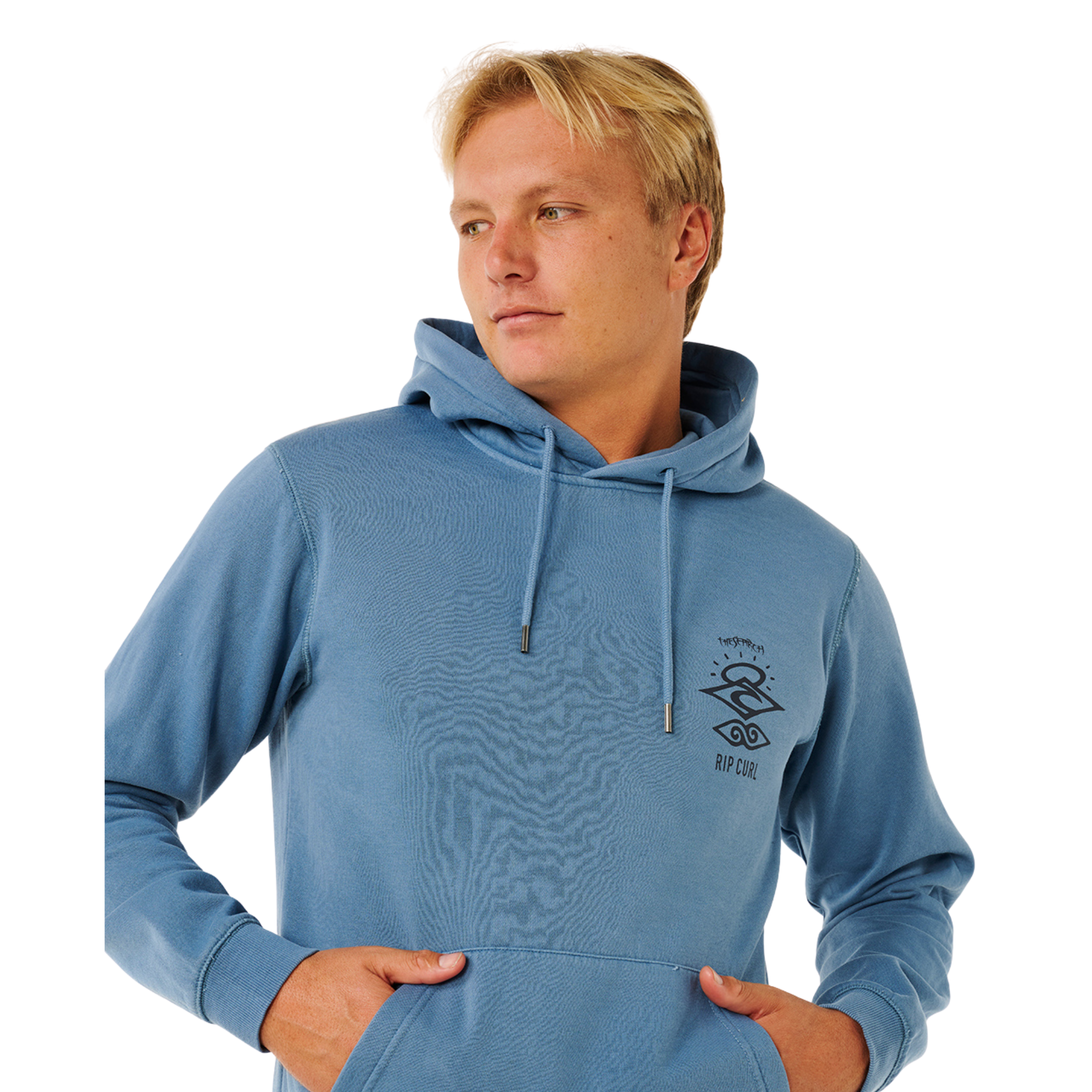 Rip Curl Men's Search Icon Hoody (Bluefin)