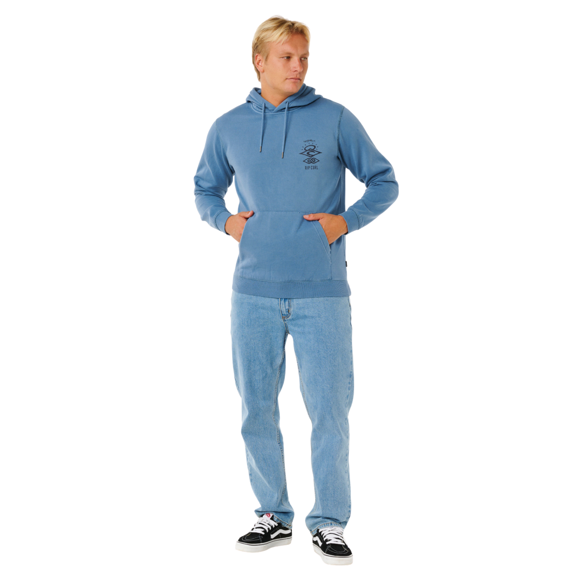Rip Curl Men's Search Icon Hoody (Bluefin)
