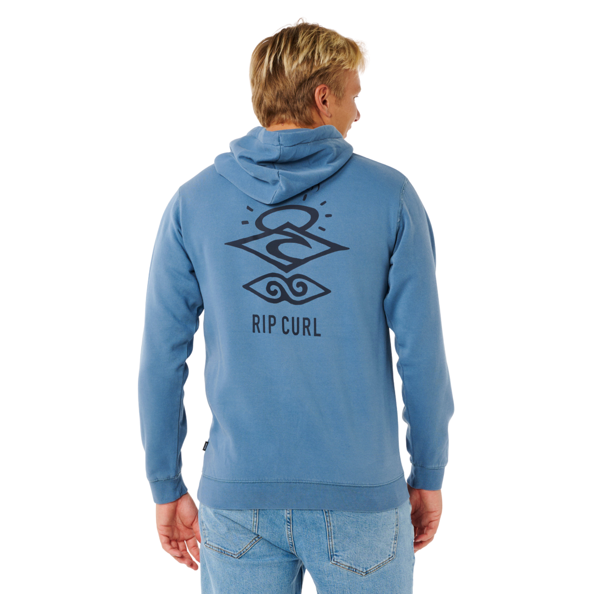 Rip Curl Men's Search Icon Hoody (Bluefin)