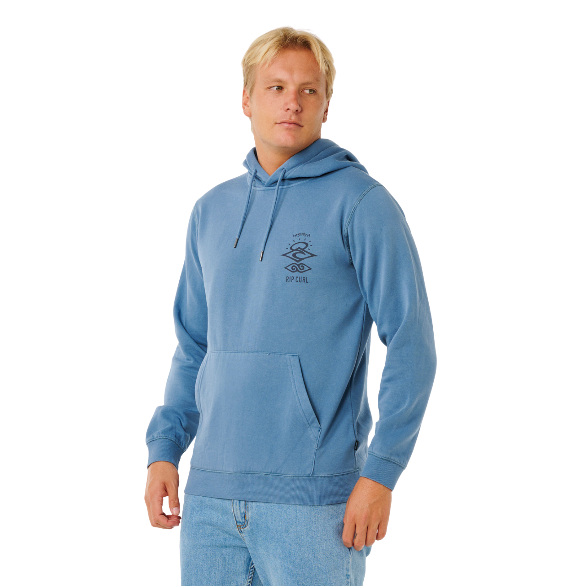 Rip Curl Men's Search Icon Hoody (Bluefin)