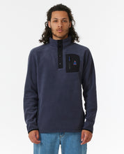 Load image into Gallery viewer, Rip Curl Men&#39;s Search Polar Crew Half Snap Fleece (Purple Night)
