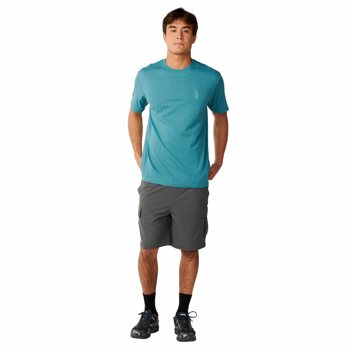 Rip Curl Men's Search Series Vaporcool Embroid Short Sleeve Tee (Dusty Jade)