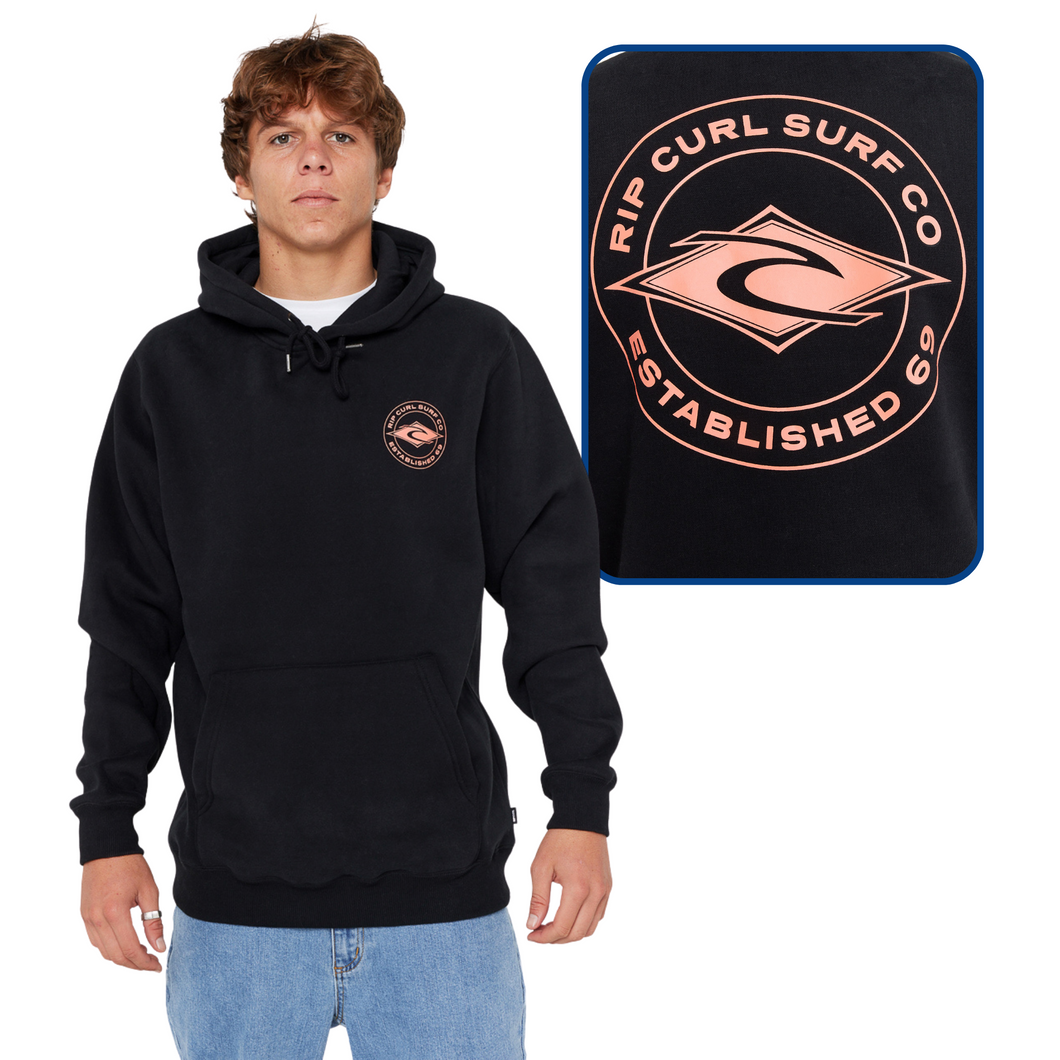 Rip Curl Men's Staple Hoody (Black)