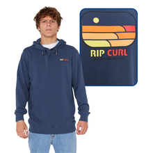 Load image into Gallery viewer, Rip Curl Men's Surf Revival Line Up Fleece Hoody (Light Navy)
