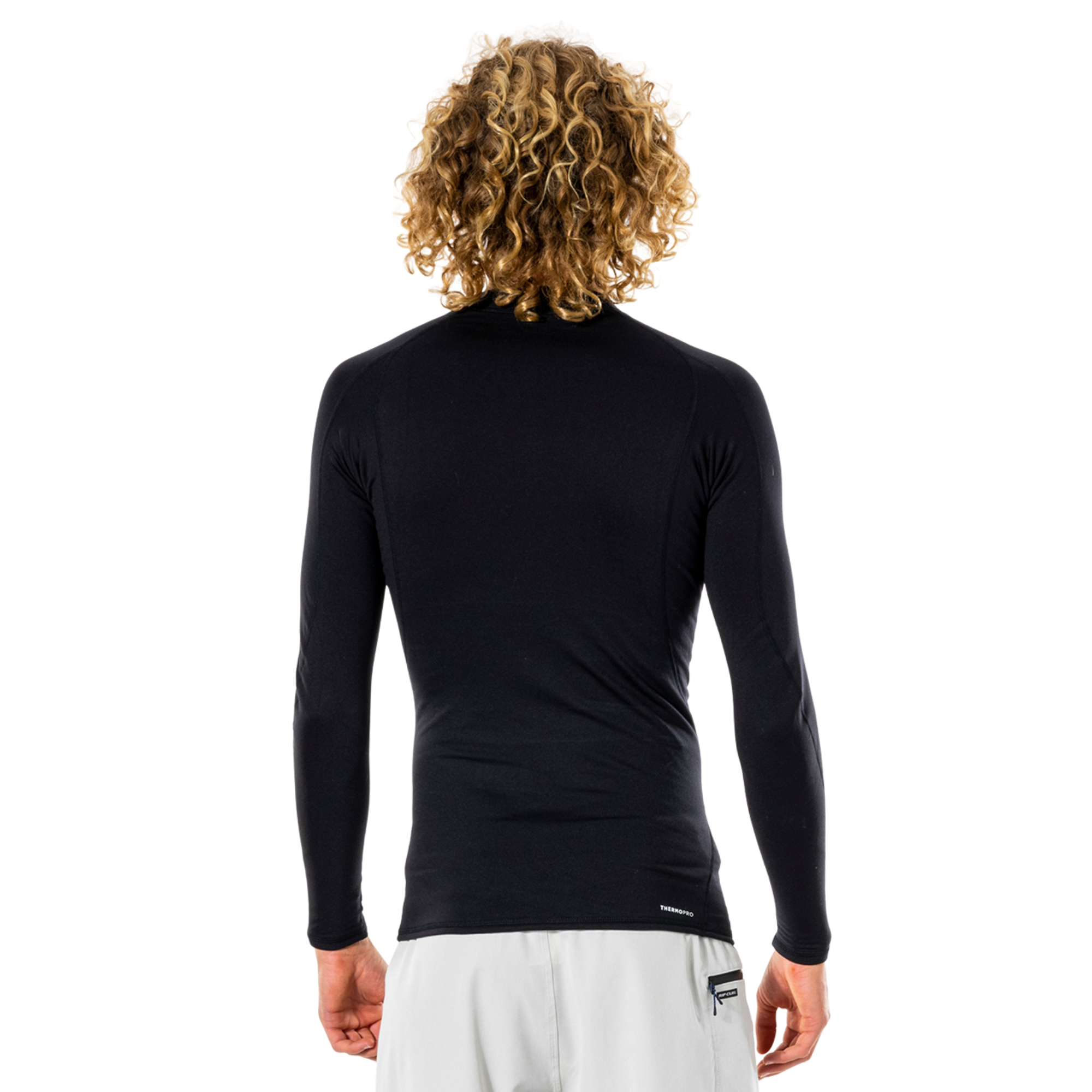 Rip Curl Men's Thermopro Long Sleeve Rash Vest (Black)