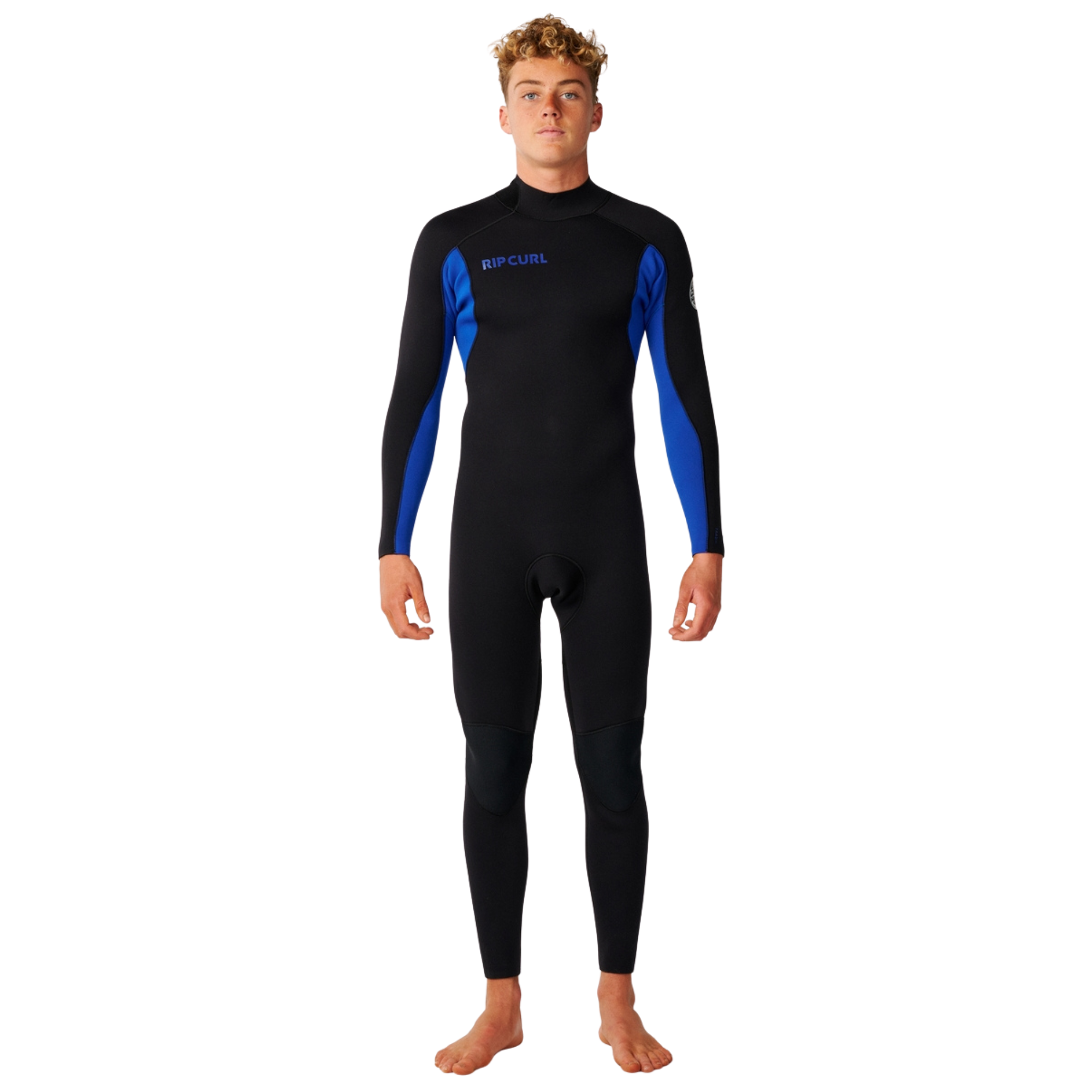 Rip Curl Men's Trad Back Zip 5mm 4mm Steamer Wetsuit Blue 70 18QMFS