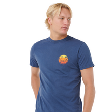 Load image into Gallery viewer, Rip Curl Men&#39;s Wettie Passage Icon Short Sleeve Tee (Light Navy)
