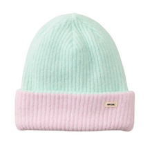 Load image into Gallery viewer, Rip Curl Unisex 2 Tone Reg Revo Beanie Hat (Mint/Purple)
