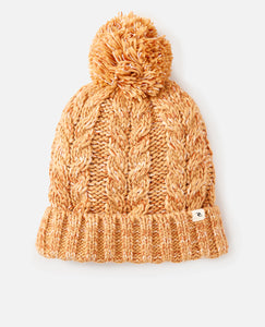 Rip Curl Unisex Classic Regular Pom Pom Beanie Hat (Sand)