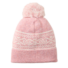 Load image into Gallery viewer, Rip Curl Unisex Cosmic Kiss Jacquard Beanie Hat (Dusty Rose Marle)
