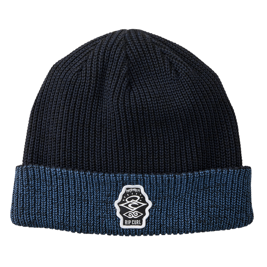 Rip Curl Unisex Icons Reg Beanie Hat (Black/Navy)