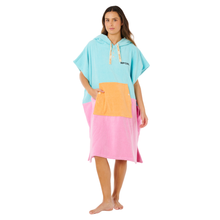 Load image into Gallery viewer, Rip Curl Unisex Premium Surf Hooded Changing Robe (Light Sea Blue)
