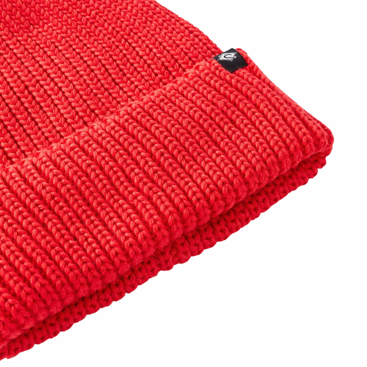 Rip Curl Unisex Premium Surf Shallow Beanie Hat (Bright Red)
