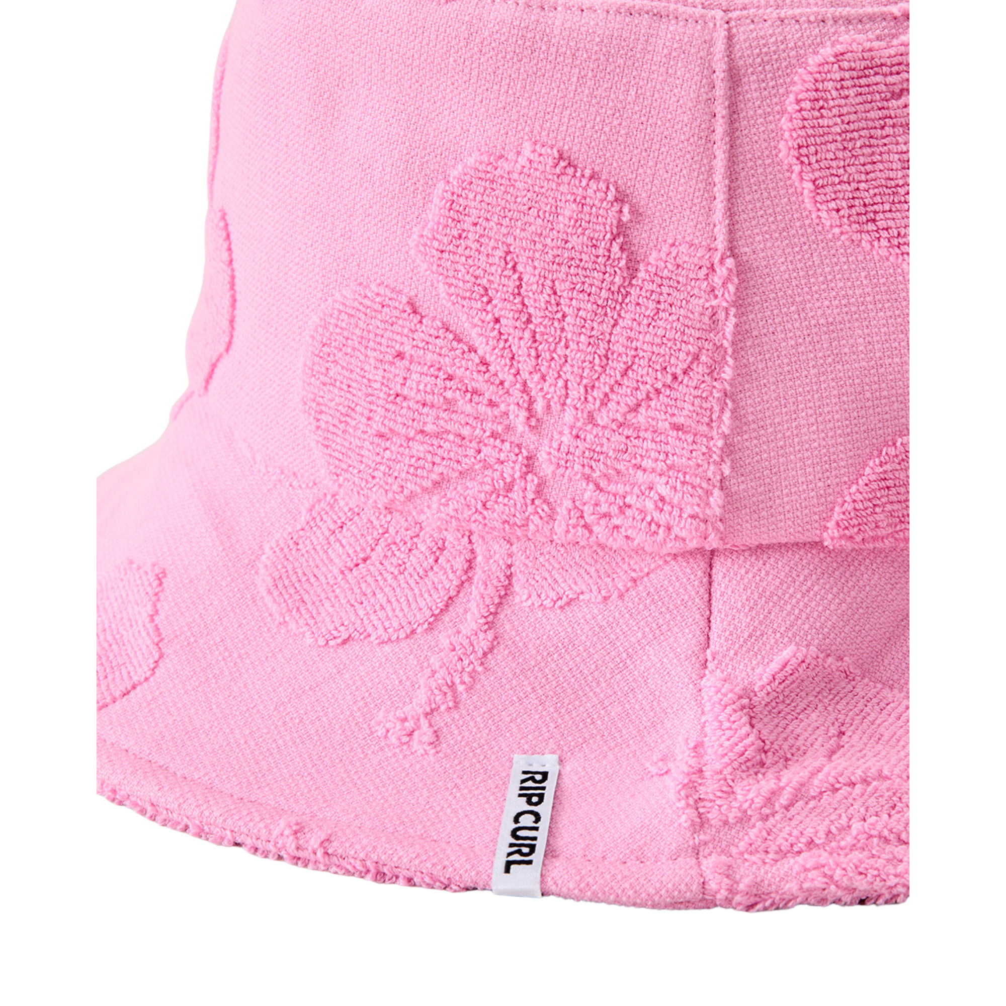 Rip Curl Unisex Sun Rays Terry Bucket Hat (Pink)