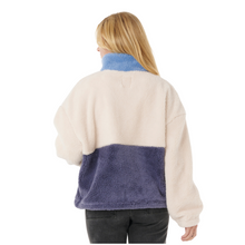Load image into Gallery viewer, Rip Curl Women&#39;s Block Party Polar Half Zip Fleece (Blue)

