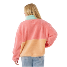 Load image into Gallery viewer, Rip Curl Women&#39;s Block Party Polar Half Zip Fleece (Pink)
