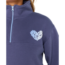 Load image into Gallery viewer, Rip Curl Women&#39;s Half Zip Fleece Top (Navy)
