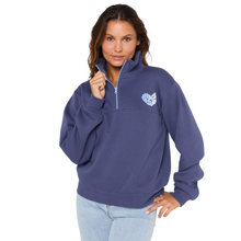 Load image into Gallery viewer, Rip Curl Women&#39;s Half Zip Fleece Top (Navy)
