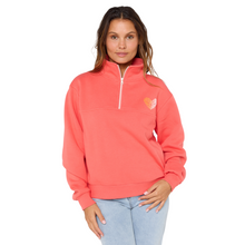 Load image into Gallery viewer, Rip Curl Women&#39;s Half Zip Fleece Top (Watermelon)
