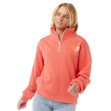 Load image into Gallery viewer, Rip Curl Women&#39;s Half Zip Fleece Top (Watermelon)
