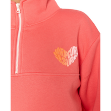 Load image into Gallery viewer, Rip Curl Women&#39;s Half Zip Fleece Top (Watermelon)
