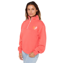 Load image into Gallery viewer, Rip Curl Women&#39;s Half Zip Fleece Top (Watermelon)
