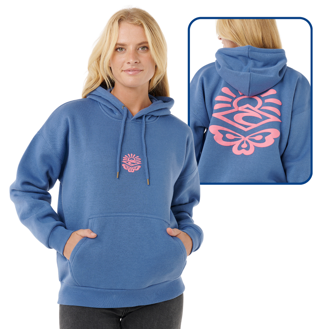 Rip Curl Women's Icons Of Surf Heritage Hoody (Moonlight Blue)