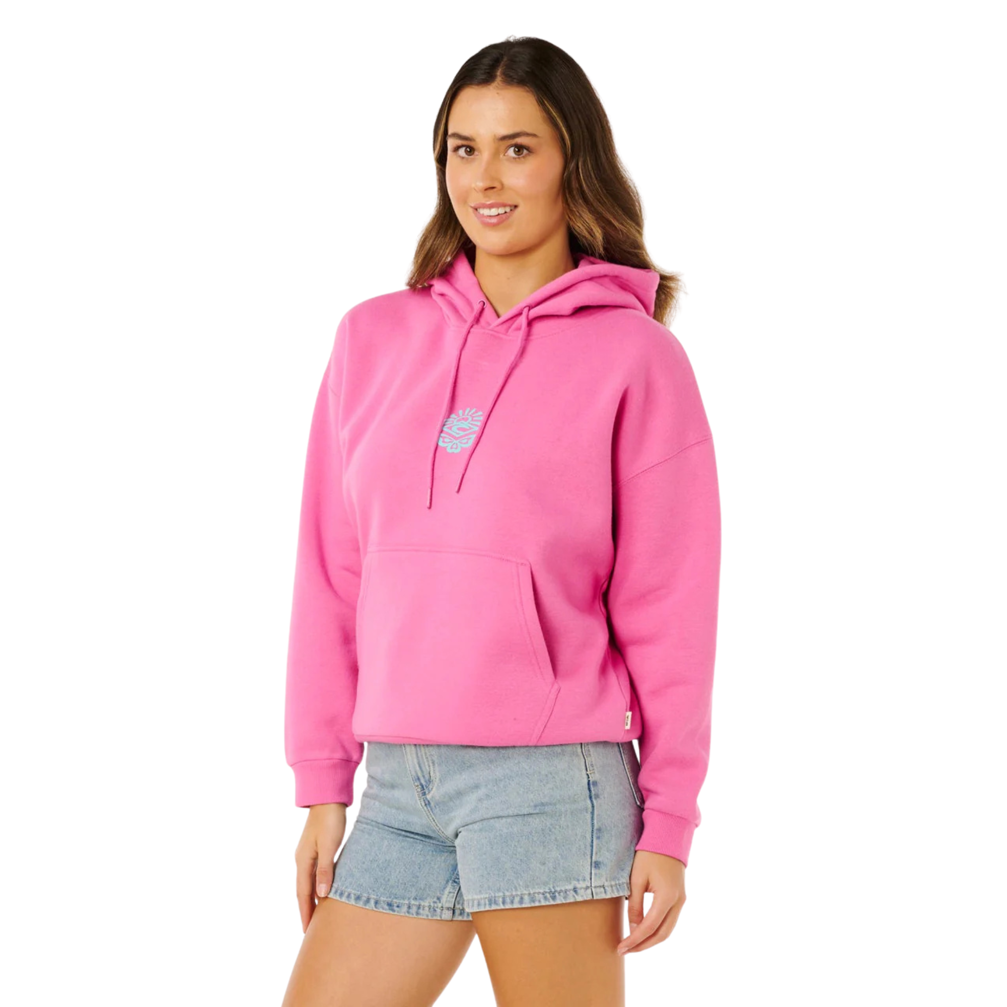Rip Curl Women's Icons Of Surf Heritage Hoody (Super Pink)