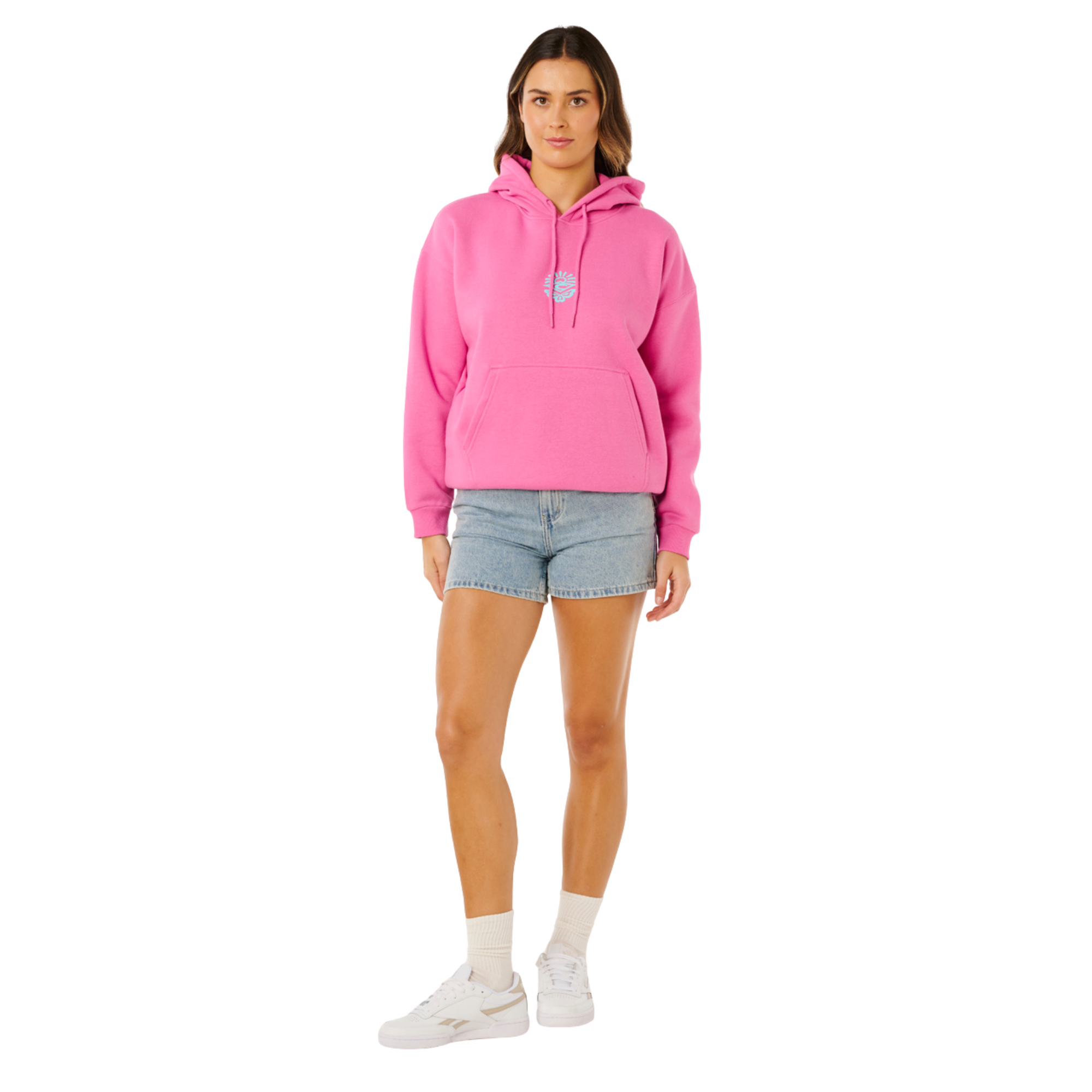 Rip Curl Women's Icons Of Surf Heritage Hoody (Super Pink)