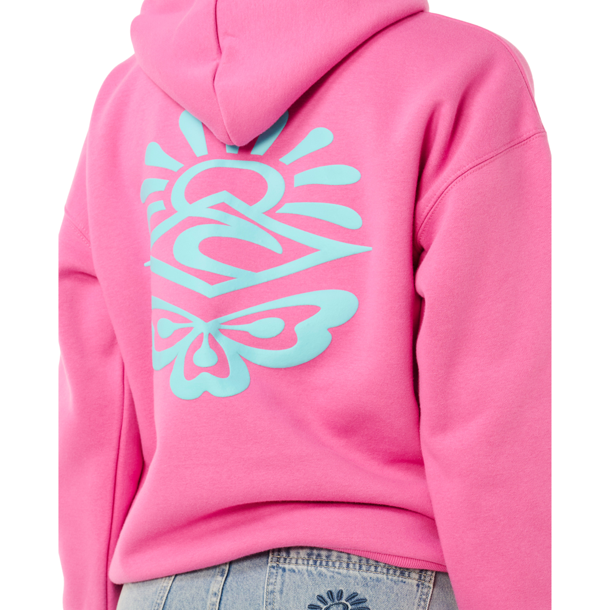 Rip Curl Women's Icons Of Surf Heritage Hoody (Super Pink)