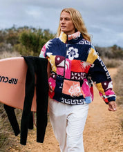 Load image into Gallery viewer, Rip Curl Women&#39;s Keepsakes Polar Full Zip Fleece (Multico)
