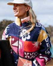 Load image into Gallery viewer, Rip Curl Women&#39;s Keepsakes Polar Full Zip Fleece (Multico)
