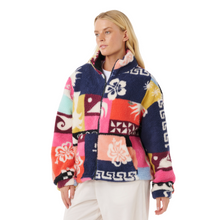 Load image into Gallery viewer, Rip Curl Women&#39;s Keepsakes Polar Full Zip Fleece (Multico)
