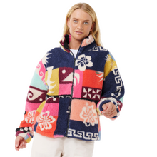 Load image into Gallery viewer, Rip Curl Women&#39;s Keepsakes Polar Full Zip Fleece (Multico)
