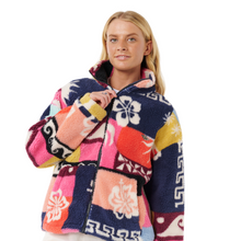 Load image into Gallery viewer, Rip Curl Women&#39;s Keepsakes Polar Full Zip Fleece (Multico)
