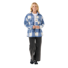 Load image into Gallery viewer, Rip Curl Women&#39;s Neon Isles Long Sleeve Fleece Shirt (Blue)
