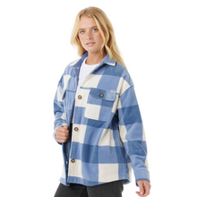 Load image into Gallery viewer, Rip Curl Women&#39;s Neon Isles Long Sleeve Fleece Shirt (Blue)
