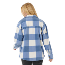 Load image into Gallery viewer, Rip Curl Women&#39;s Neon Isles Long Sleeve Fleece Shirt (Blue)
