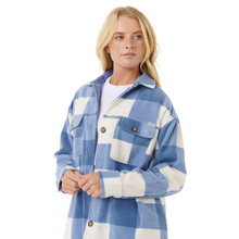 Load image into Gallery viewer, Rip Curl Women&#39;s Neon Isles Long Sleeve Fleece Shirt (Blue)
