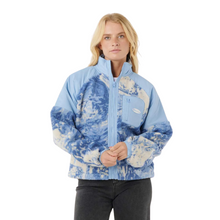 Load image into Gallery viewer, Rip Curl Women&#39;s Oceanic Anti-Series Polar Full Zip Hooded Fleece (Blue)
