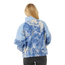 Load image into Gallery viewer, Rip Curl Women&#39;s Oceanic Anti-Series Polar Full Zip Hooded Fleece (Blue)
