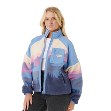 Load image into Gallery viewer, Rip Curl Women&#39;s Oceanic Anti-Series Polar Full Zip Hooded Fleece (Multico)
