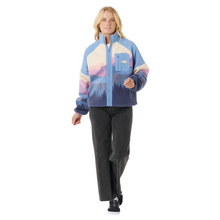 Load image into Gallery viewer, Rip Curl Women&#39;s Oceanic Anti-Series Polar Full Zip Hooded Fleece (Multico)
