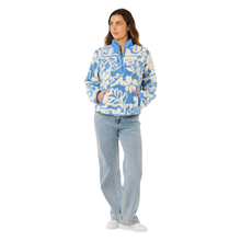 Load image into Gallery viewer, Rip Curl Women's Party Pack Polar Half Zip Fleece (Blue)
