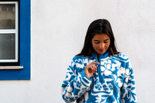 Load image into Gallery viewer, Rip Curl Women's Party Pack Polar Half Zip Fleece (Blue)
