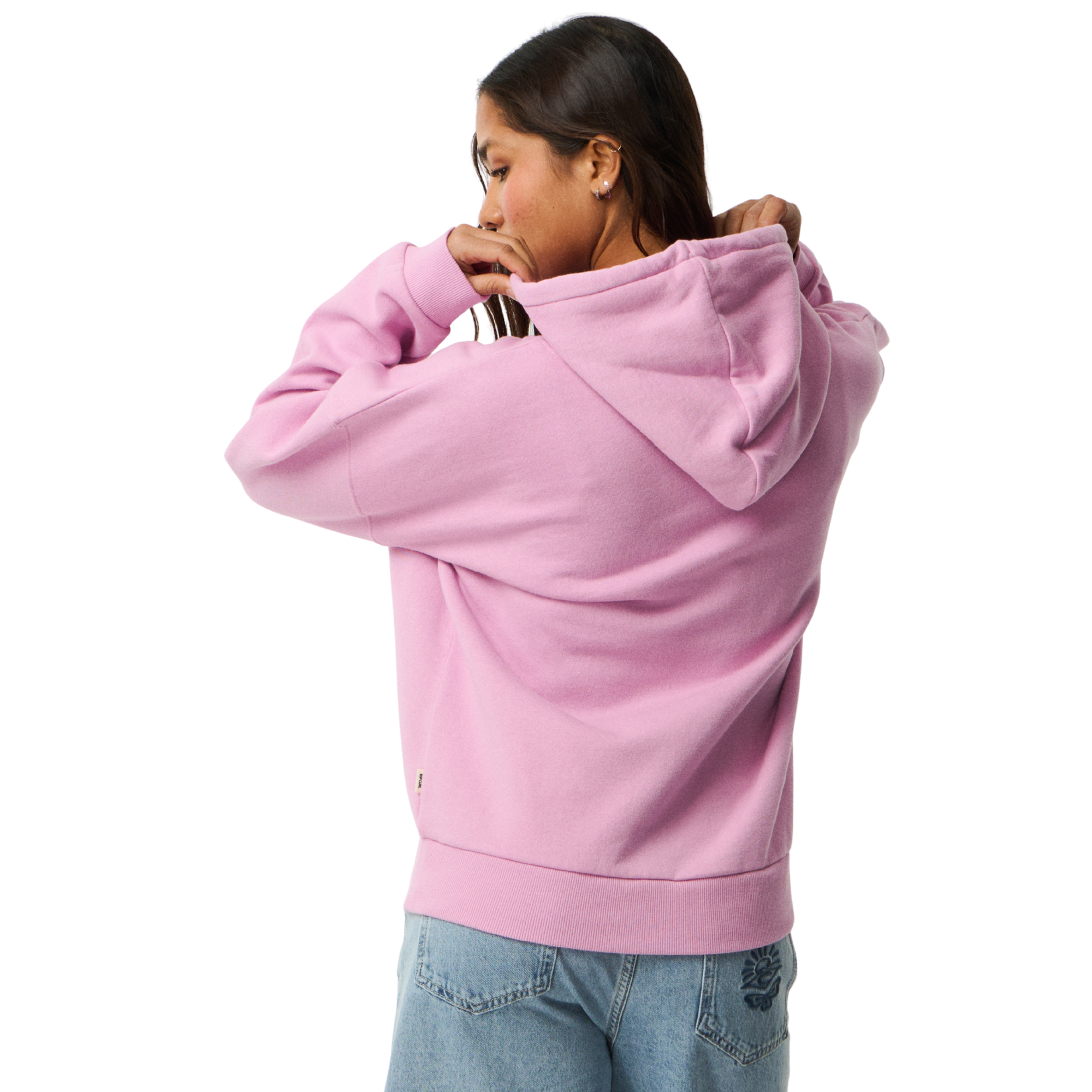 Rip Curl Women's Party Wave Logo Hoodie Lilac 0108 0EBWFL