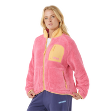 Load image into Gallery viewer, Rip Curl Women&#39;s Shore Break Polar Full Zip Fleece (Pink)
