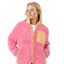 Load image into Gallery viewer, Rip Curl Women&#39;s Shore Break Polar Full Zip Fleece (Pink)
