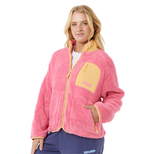 Load image into Gallery viewer, Rip Curl Women&#39;s Shore Break Polar Full Zip Fleece (Pink)
