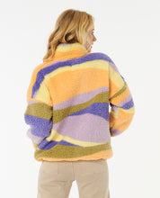 Load image into Gallery viewer, Rip Curl Women&#39;s Sunrise Wavy Polar Full Zip Fleece (Multicolour)
